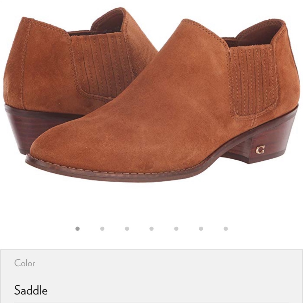 🆕 Coach Suede Ankle Bootie